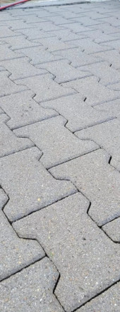 Bild eines saubern Steinbodens nach der Reinigung